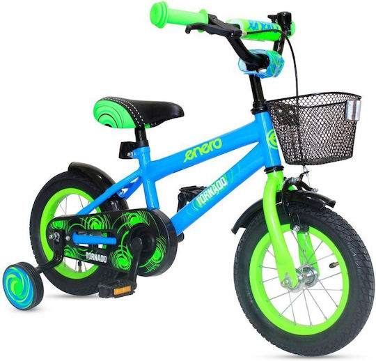 Enero Bicicletă Copii 12" BMX Albă