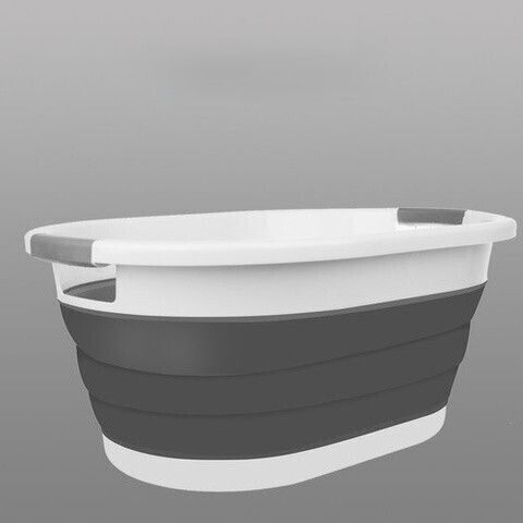 Lecană Pliabilă 40x38x6cm Capacitate 25lt Gri