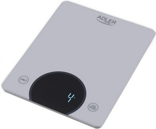 Adler Digitale Küchenwaage Bis 10kg Silber