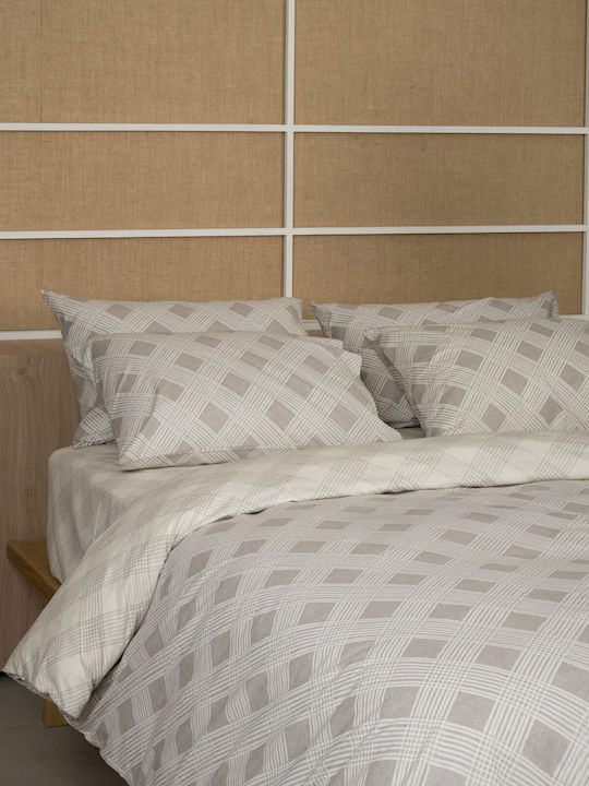 Sunshine Duvet Cover Cotton Single 170x250 Cotton Feelings 2072 Beige