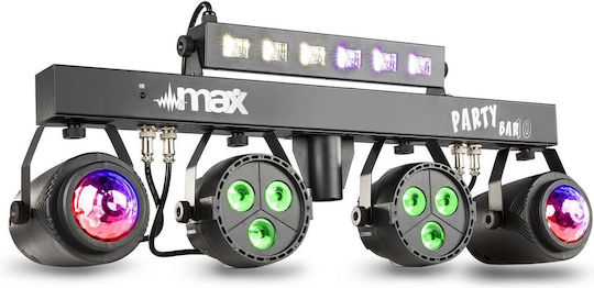 Max Audio Φωτορυθμικό LED PAR PartyBar RGBW