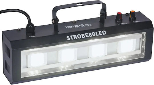 Ibiza Sound Strobe Light LED Φυσικό Λευκό