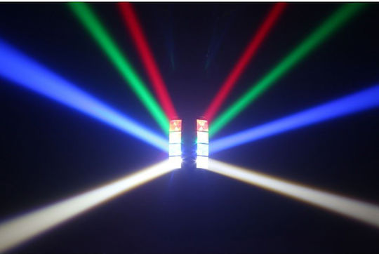BeamZPro Движеща се светлина LED MHL820 Double Helix 8x3W RGBW