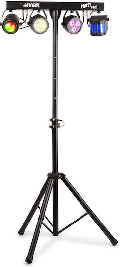 Max Audio Φωτορυθμικό LED PAR DMX PartyBar09 RGBW
