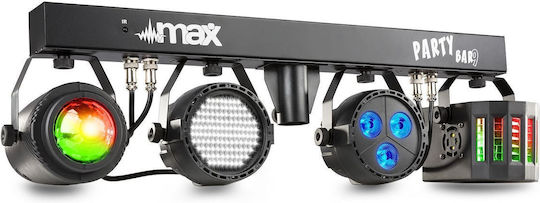 Max Audio Φωτορυθμικό LED PAR DMX PartyBar09 RGBW