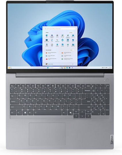 Lenovo ThinkBook 16 G7 ARP 16 Zoll IPS FHD+ Ryzen 7-7735HS/16GB/1TB SSD/W11 Pro Arctic Grau Tastatursprache Internationales Englisch