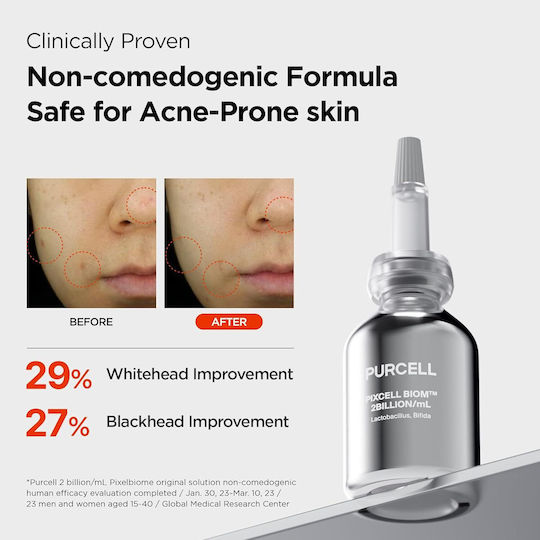 Purcell Pixcell BIOM 2Billion/ml Soothing & Moisturizing Face Serum for Acne 30ml