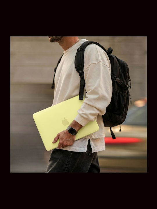 Tech-Protect Macbook Case for Laptop in Yellow Colour