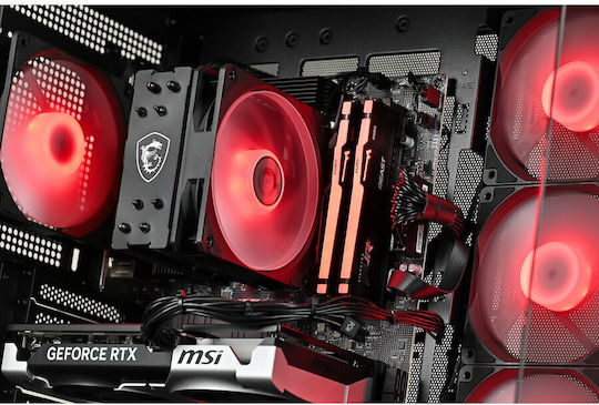 Actina Гейминг Настолен Компютър Ryzen 5-7500X3D 32GB DDR5 1TB SSD GeForce RTX 5060 Ti Без Операционна Система