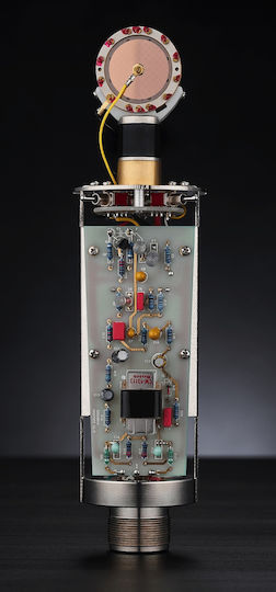 Warm Audio WA-87 R2 Кондензаторен Микрофон XLR Шоково монтиран за Вокали в Черен Цвят