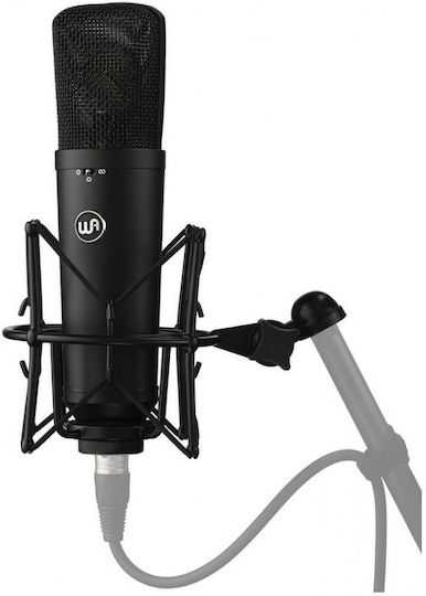 Warm Audio WA-87 R2 Кондензаторен Микрофон XLR Шоково монтиран за Вокали в Черен Цвят