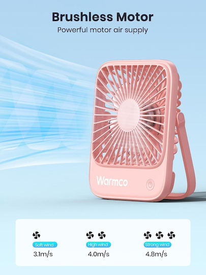 Set 2 Usb-c Desk Fans Quiet Operation 3 Speeds