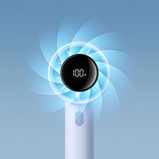 Ventilator De Mână Jisulife 10s 5000mah Ventilator Portabil Usb Albastru