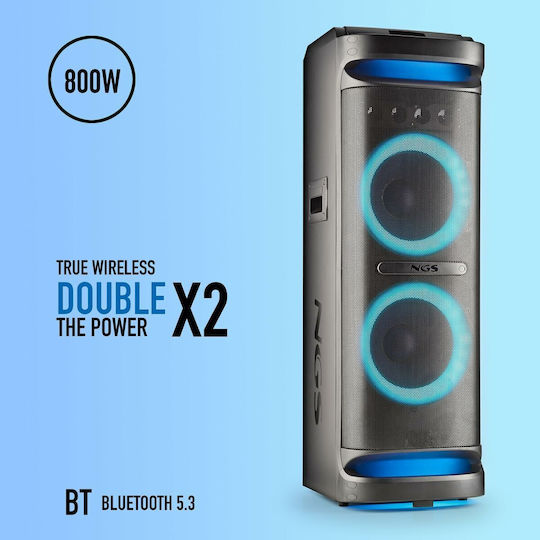 NGS WildSpace 3 Ηχείο Bluetooth Μαύρο