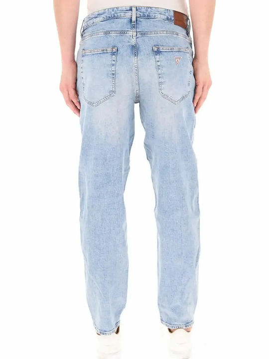 Herren Jeanshosen Loose Fit Blau