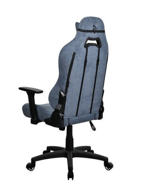 Arozzi Torretta Soft Fabric V2 Υφασμάτινη Καρέκλα Gaming με Ρυθμιζόμενα Μπράτσα Blue