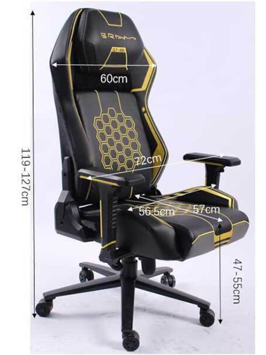 RFG Gaming Chair with Adjustable Arms Black