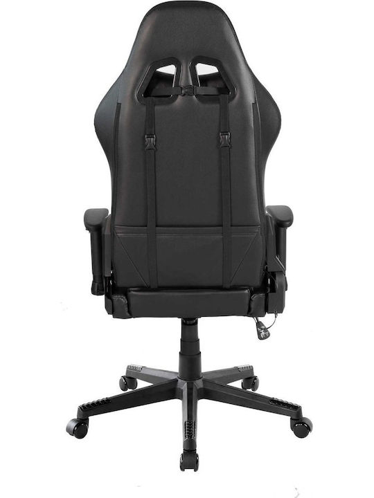 RFG Scaun Gaming Din piele ecologică cu Brațe Reglabile și Iluminare RGB Neagră