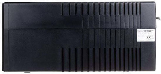 Digitus UPS Line-Interactive 1000VA 480W με 4 Schuko Πρίζες