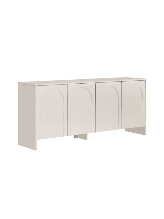 Μπουφές Aurelia από Ξύλο & Μέταλλο Κρεμ 180x45x80cm