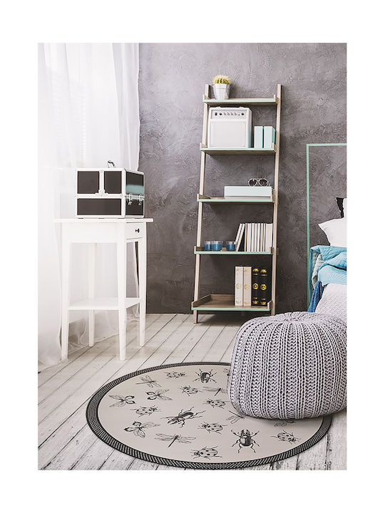 Tulup Χαλί Στρογγυλό Γκρι Φ120cm