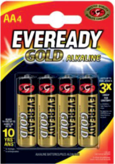 Eveready Gold Alkaline Batterien AA 1.5V 4Stück