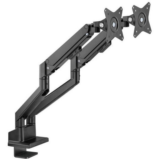 Goobay Stand Desk Mounted for 2 Monitors up to 32" (70814)