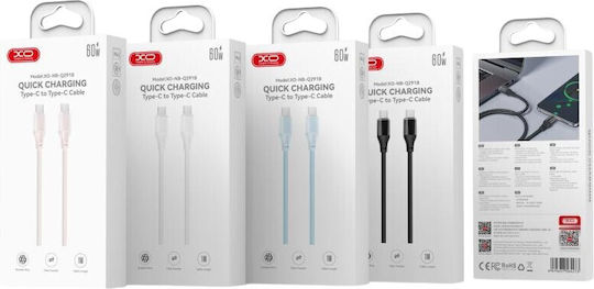 XO Braided USB-C To Lightning Cable 27W Black 1m 16.005.0383
