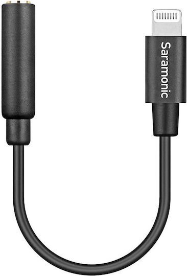 Goobay 3.5mm to Lightning Cable Μαύρο 1m (66805)