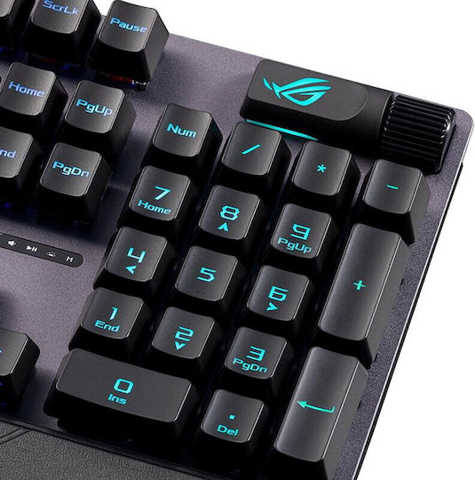 Asus ROG Strix Scope II RX Οπτικό Gaming Πληκτρολόγιο με ROG RX Red διακόπτες και RGB φωτισμό (Αγγλικό US)