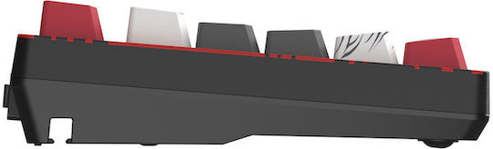 A4Tech Naraka S87 Gaming Mechanical Keyboard Tenkeyless with BLMS Red Plus Switches and RGB Lighting English US