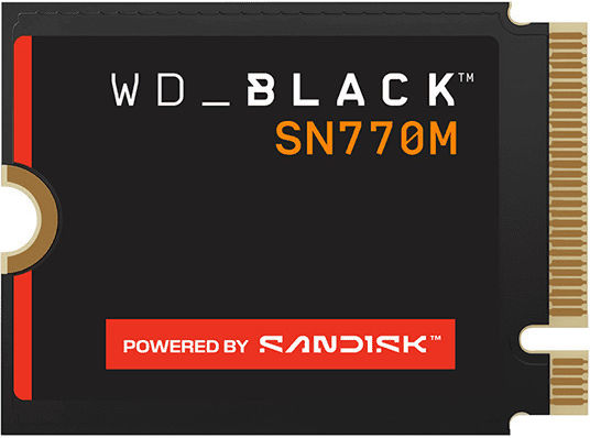 Western Digital SN770M SSD 1TB Тип M.2 С Връзка PCI Express 4.0 WDBDNH0010BBK-WRSN