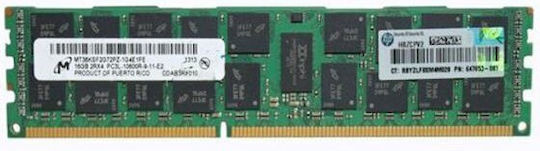 HP Dual Rank DDR3L Mit Module 1x16GB Und Geschwindigkeit 1333 Für Server