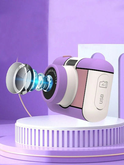 D7 Compact Φωτογραφική Μηχανή Μωβ