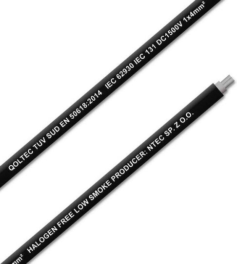 Qoltec Καλώδιο 4mm2 100m black 1τμχ