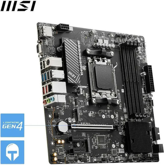 MSI Pro B650M-P Motherboard Micro ATX με AMD AM5 Socket 7E27-001R