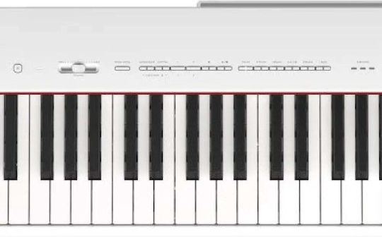 Yamaha Electric Stage Piano P-225 WH with 88 Weighted Keys Built-in Speakers and Connection with Headphones and Computer White