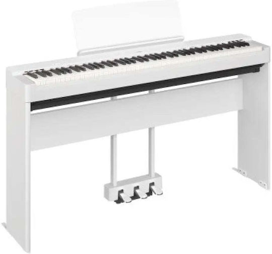 Yamaha Electric Stage Piano P-225 WH with 88 Weighted Keys Built-in Speakers and Connection with Headphones and Computer White