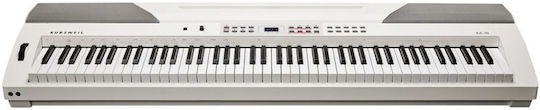 Kurzweil Ηλεκτρικό Stage Πιάνο KA-70 με 88 Ημιβαρυκεντρισμένα Πλήκτρα Ενσωματωμένα Ηχεία και Σύνδεση με Ακουστικά και Υπολογιστή White
