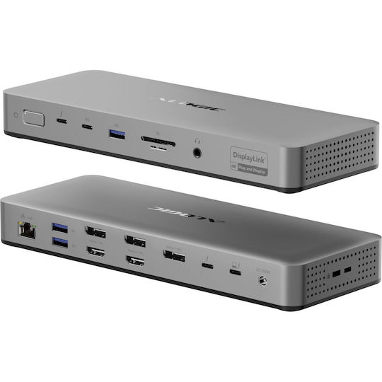 Alogic Thunderbolt 4 Docking Station with 4K Gray (TB4DU4)