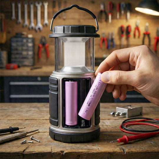 Avizar Pachet 2 Baterii Reîncărcabile Litiu Electronice Compacte 3.7v 1200mah Roz