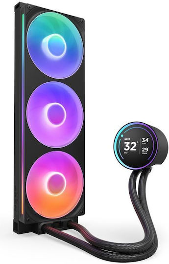 NZXT Kraken Elite 420 RGB Охлаждане AIO CPU с 3 Вентилатора 120mm