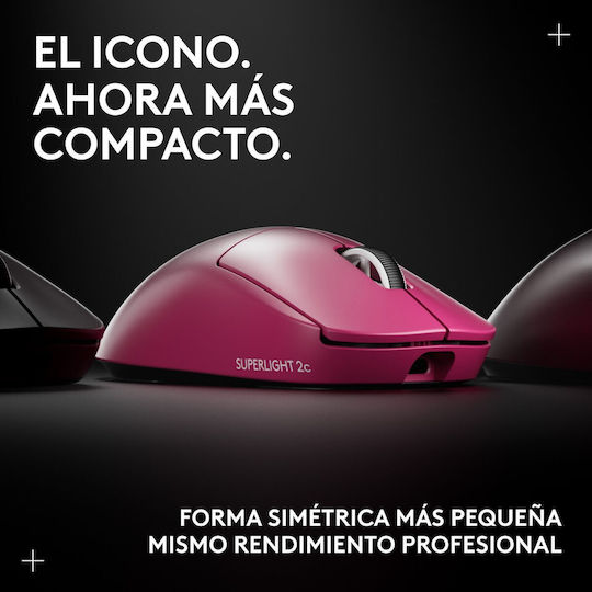 Logitech Pro X Superlight 2c Ασύρματο Gaming Ποντίκι Ροζ
