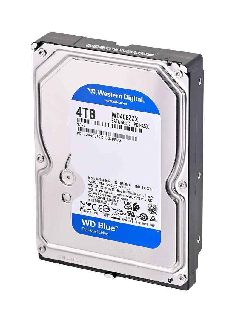 Western Digital Blue 4TB HDD Σκληρός Δίσκος 3.5