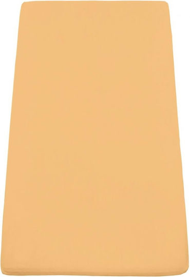 Heinner Cearceaf de Pat Single cu Elastic Galben