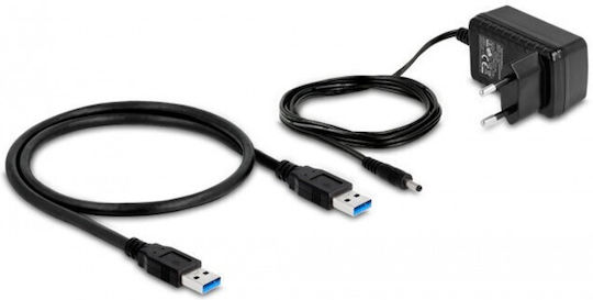 DeLock USB Hub 10 Ports USB 3.2 with USB-A Connection Gray