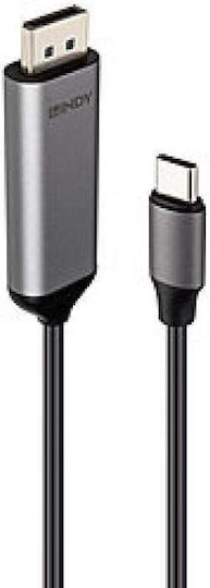 Кабел Lindy Двупосочен USB-C-DP 2м