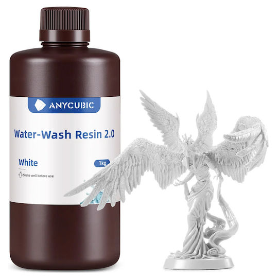 Water Wash Resin High Precision Low Odor 1kg White