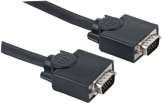 Manhattan VGA кабел M към M 15m черен