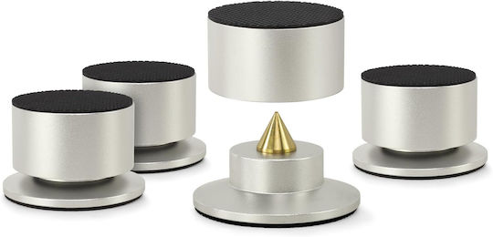 Dynavox Vibration Absorber Ba-4 Highend Absorber Silver 208104 Set of 4 Pieces